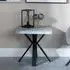 Ezra Square End Table with Spider Legs - Grey, MDF