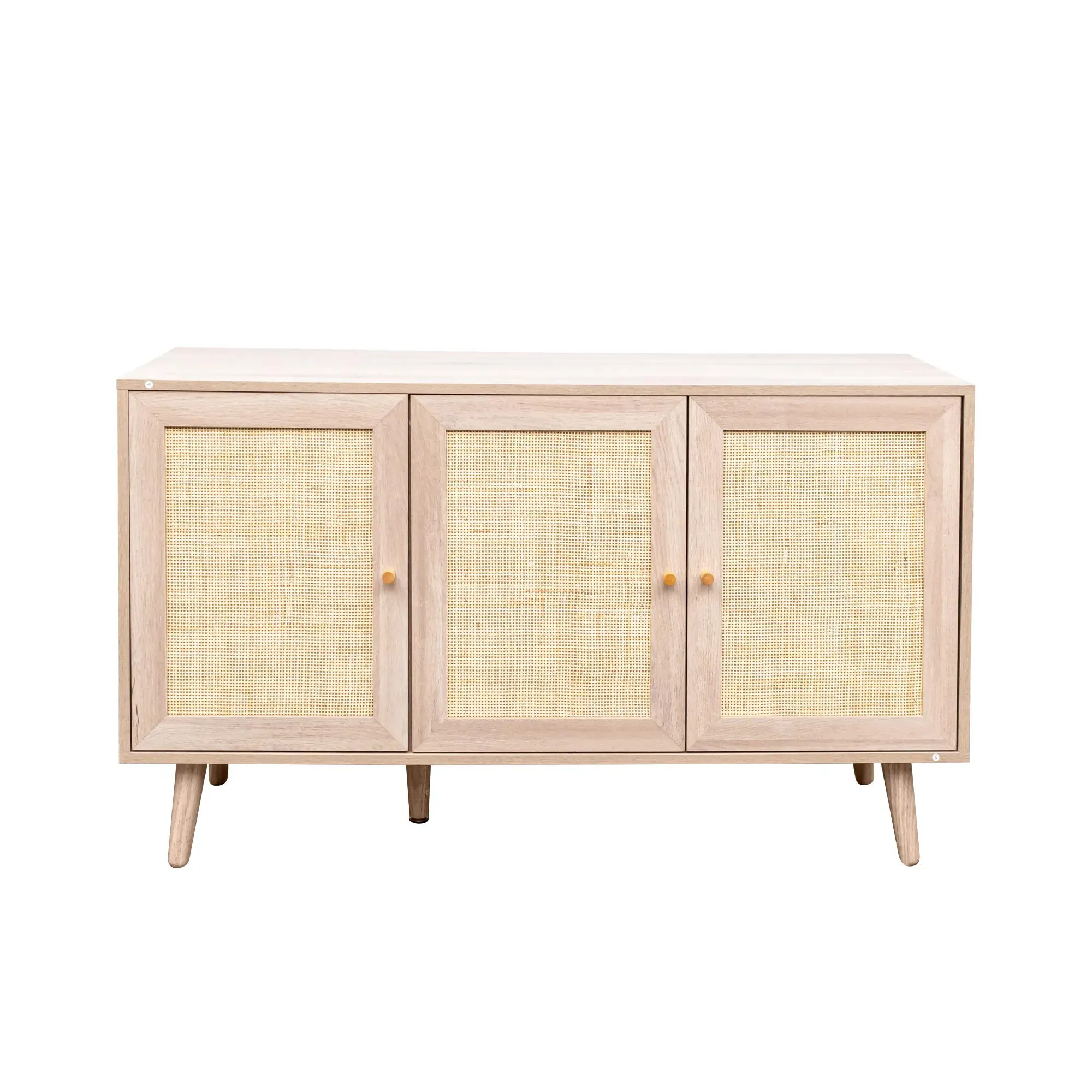 Ferrero 3 Door Medium Sideboard - Natural, Rattan