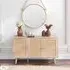 Ferrero 3 Door Medium Sideboard - Natural, Rattan