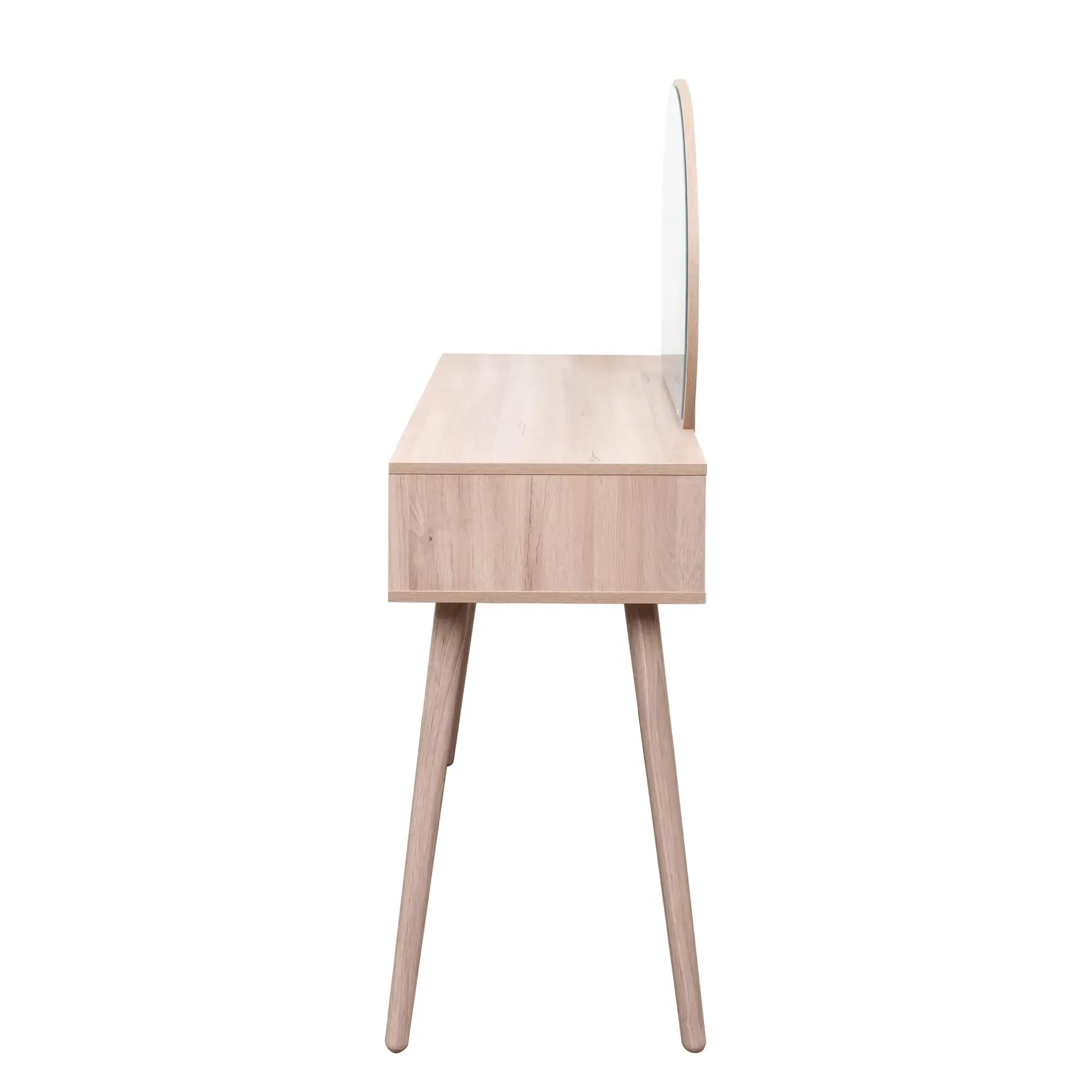 Ferrero Dressing Table with Mirror - Natural, Rattan