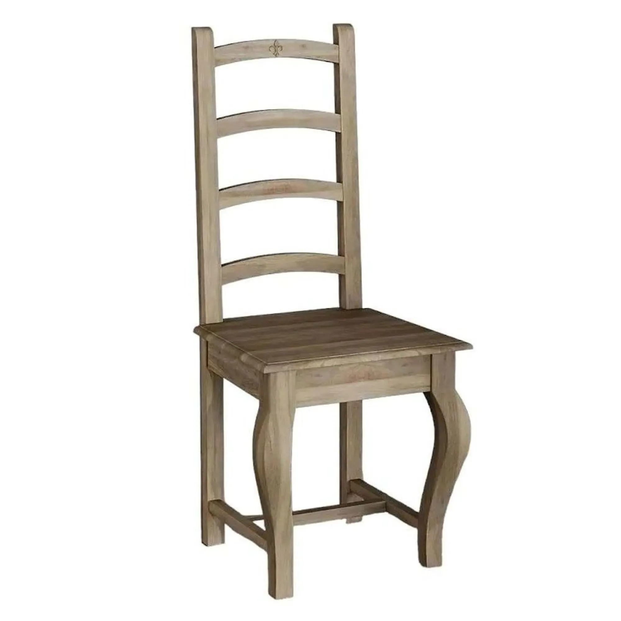Fleur Ladder Back Dining Chair - Grey