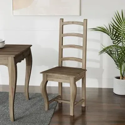 Fleur Ladder Back Dining Chair - Grey