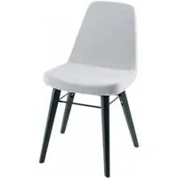 Gabi Dining Chair - Light Grey, Velvet