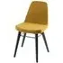 Gabi Dining Chair - Mustard, Velvet