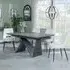 Garvin Extendable Dining Set with Peyton Chairs - Grey, Ceramic