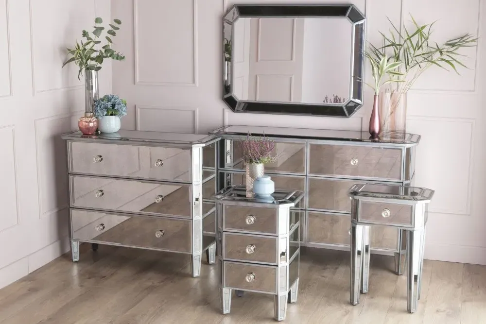 Gatsby Wall Mirror - Aged Mirrored