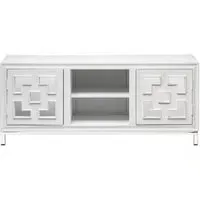 Geo 2 Door TV Unit - White