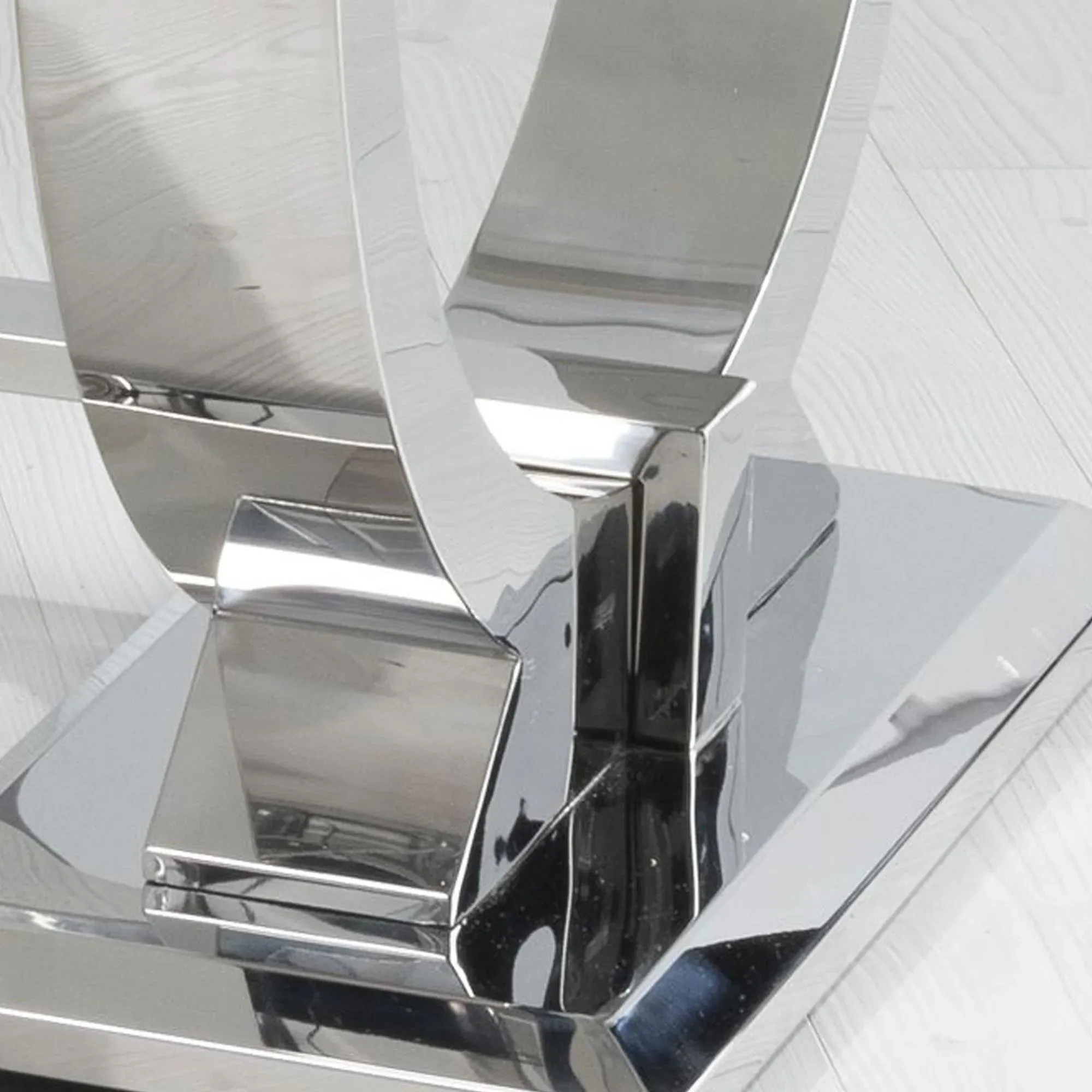 Glacier 6-Seater Dining Table - Grey, Marble