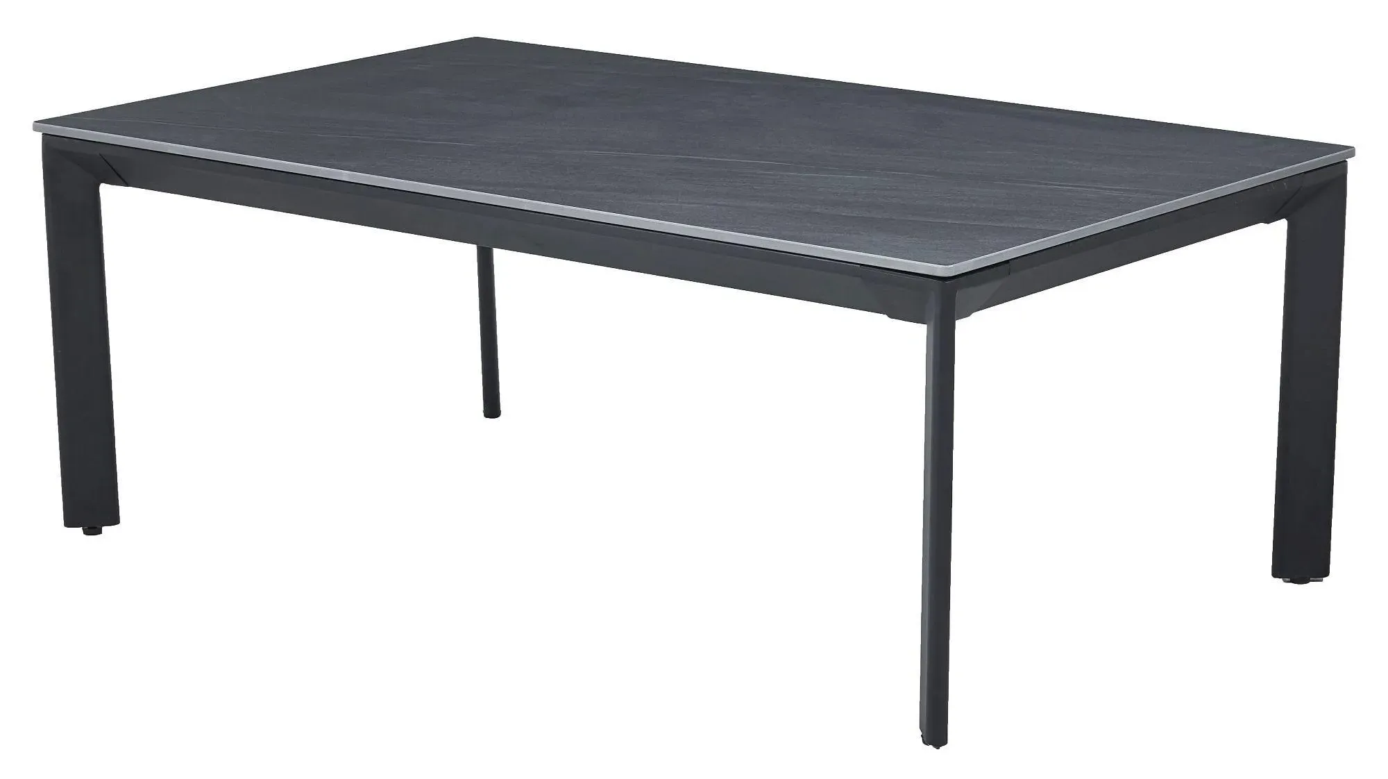 Glade Rectangular Coffee Table - Black, Ceramic