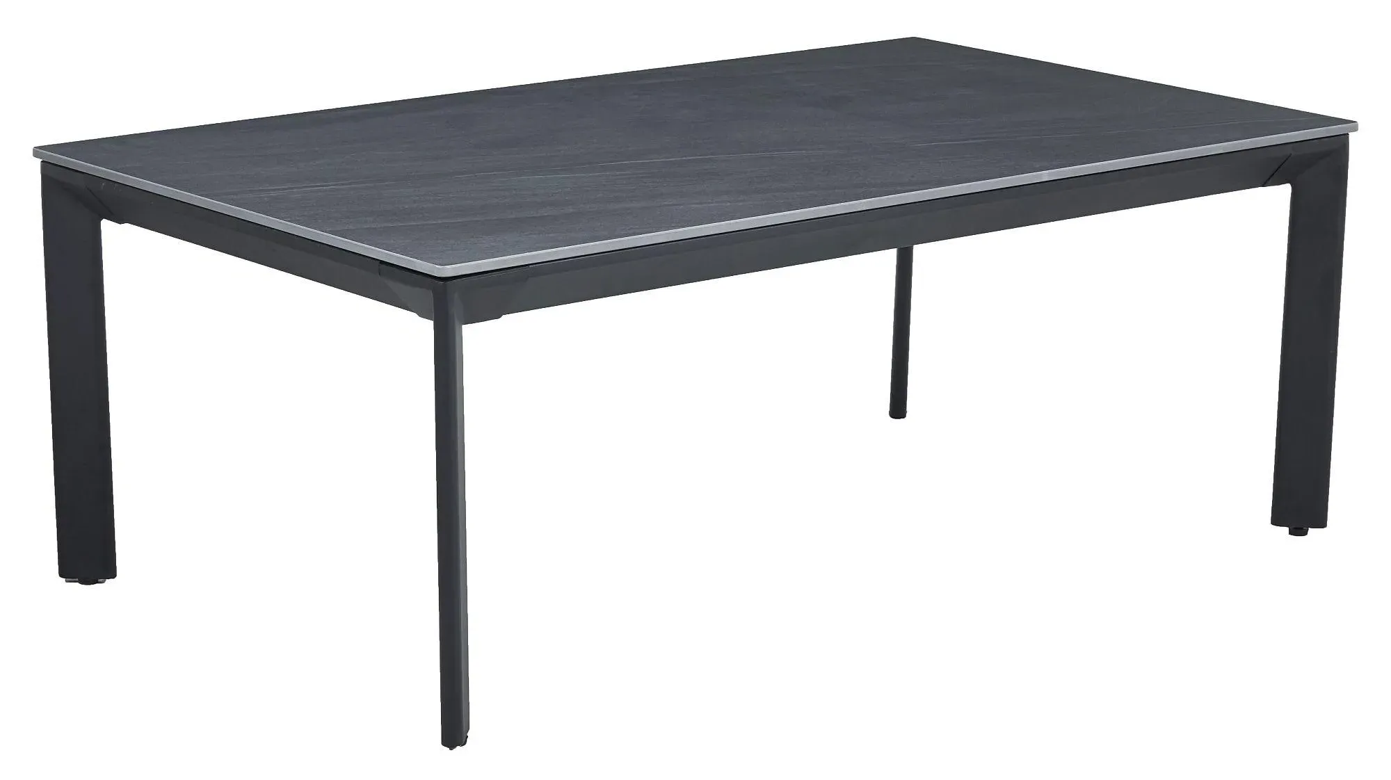 Glade Rectangular Coffee Table - Black, Ceramic