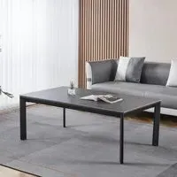 Glade Rectangular Coffee Table - Black, Ceramic