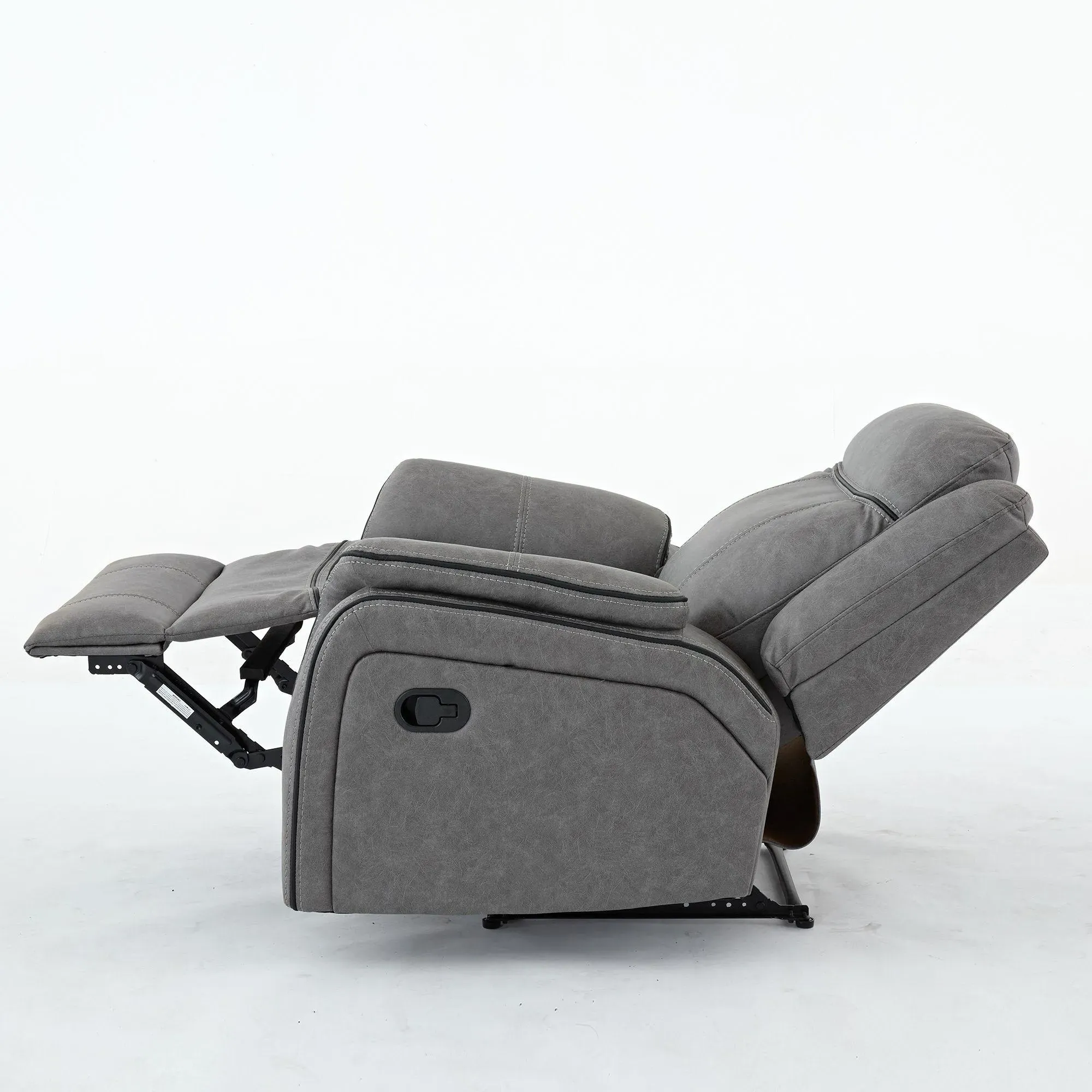 Harlee Recliner Armchair - Grey, Endurance Fabric