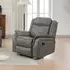 Harlee Recliner Armchair - Grey, Endurance Fabric