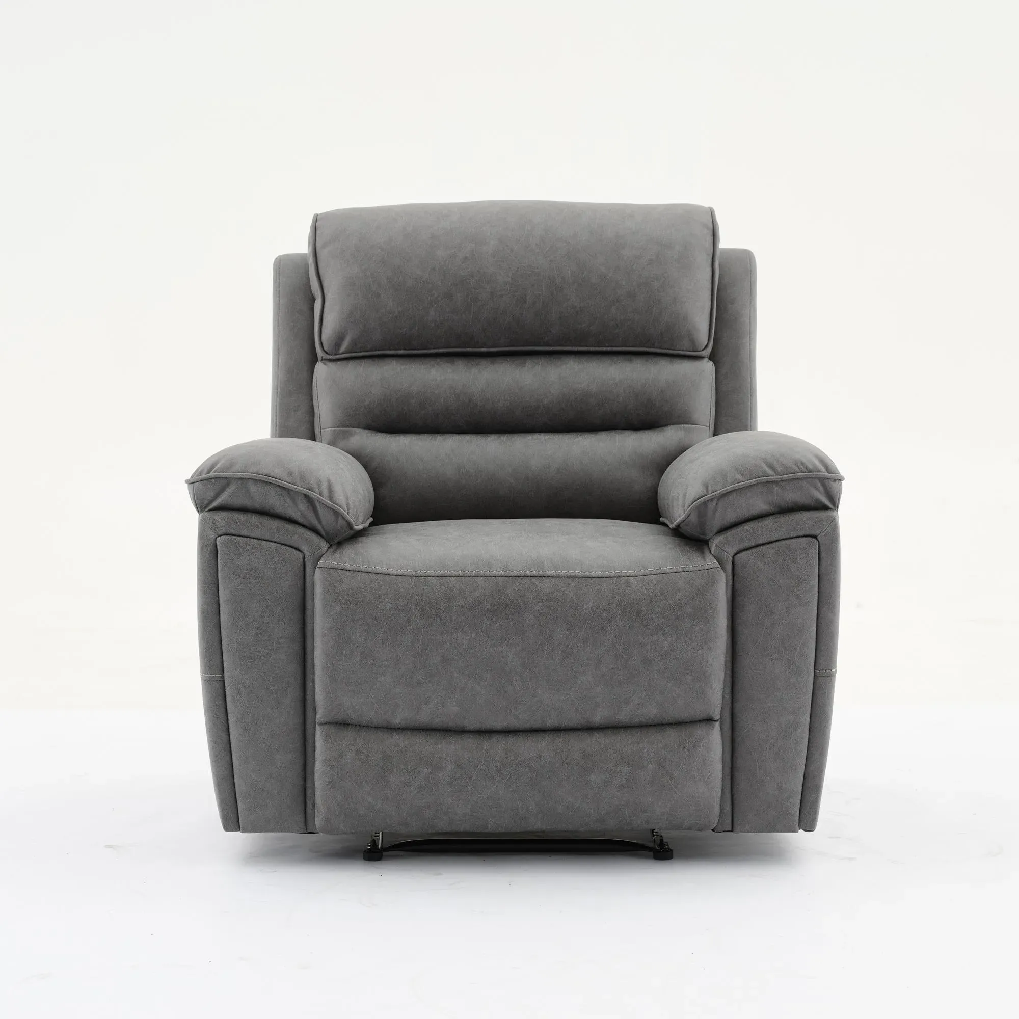 Helena Recliner Armchair - Grey, Endurance Fabric