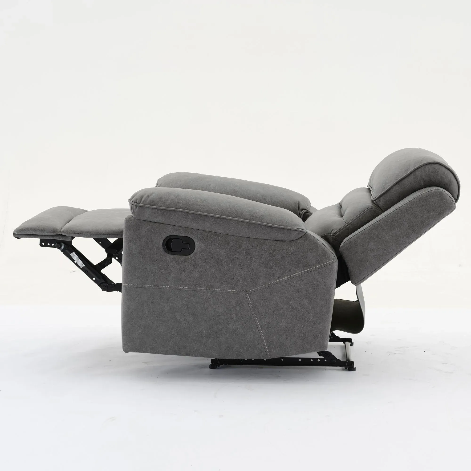 Helena Recliner Armchair - Grey, Endurance Fabric