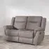 Hilbert 2-Seater Recliner Sofa - Brown, Fabric