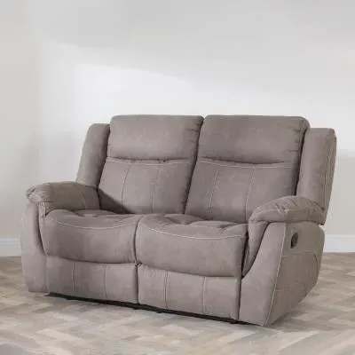 Hilbert 2-Seater Recliner Sofa - Brown, Fabric image