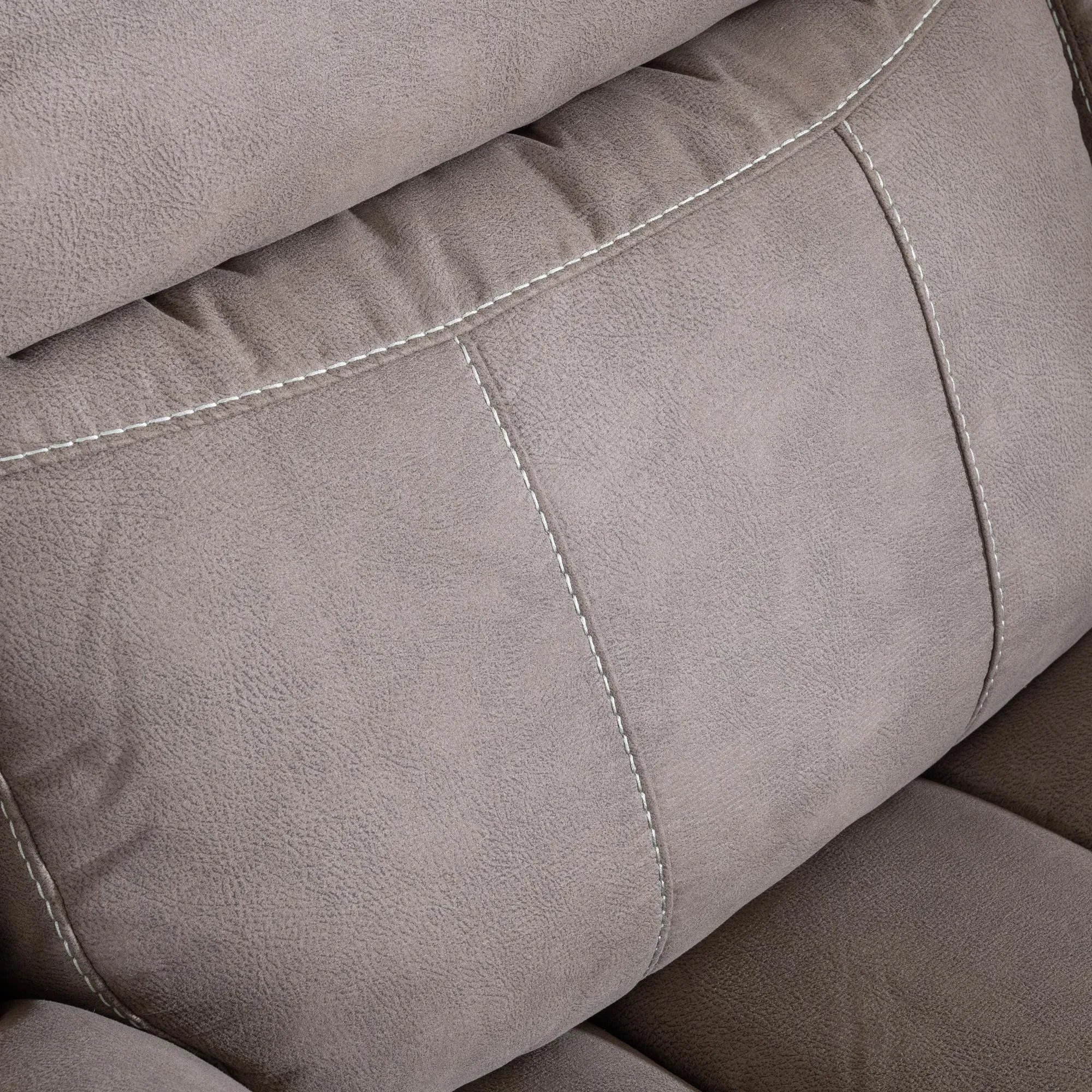 Hilbert 3-Seater Recliner Sofa - Brown, Fabric