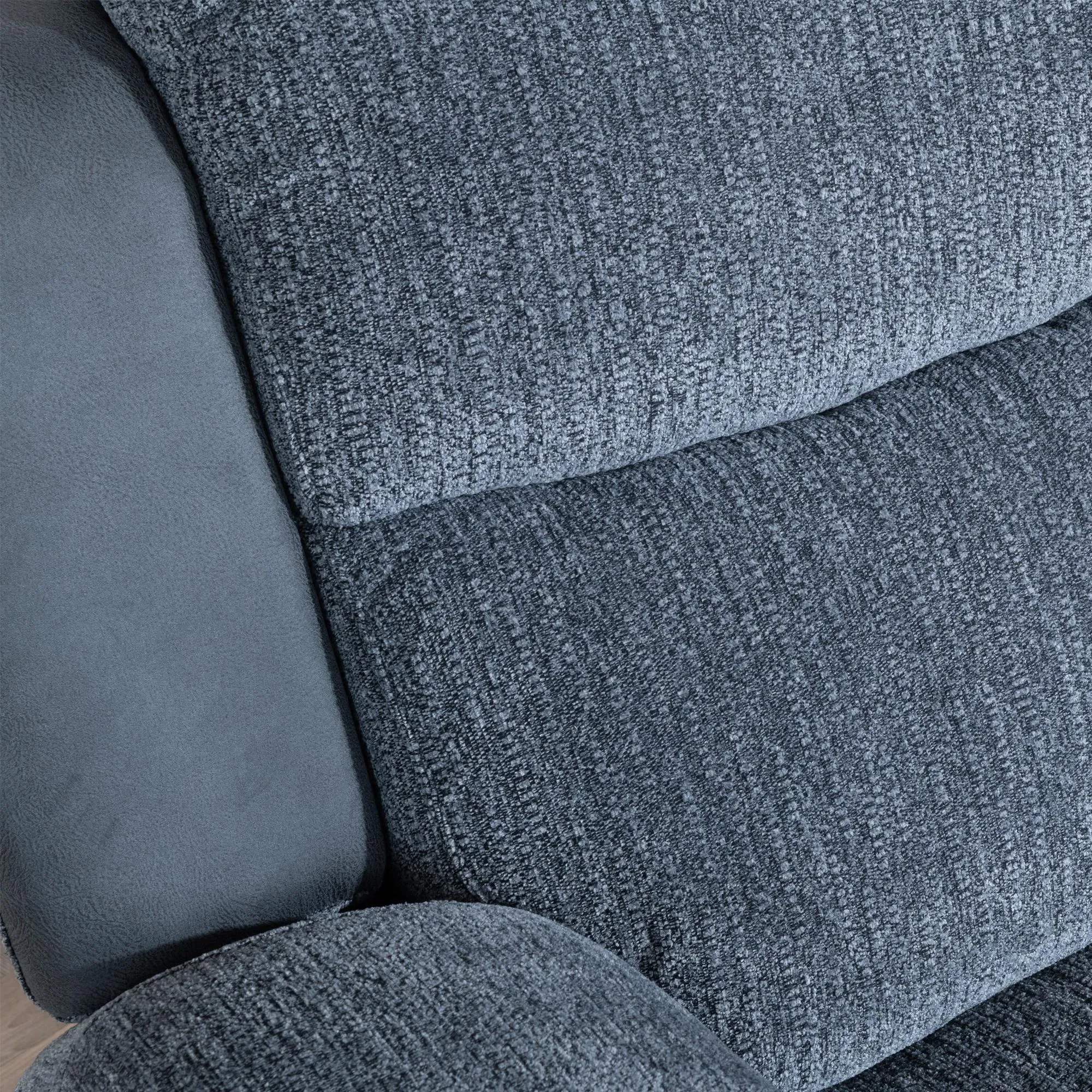 Legend 3-Seater Recliner Sofa - Grey, Fabric