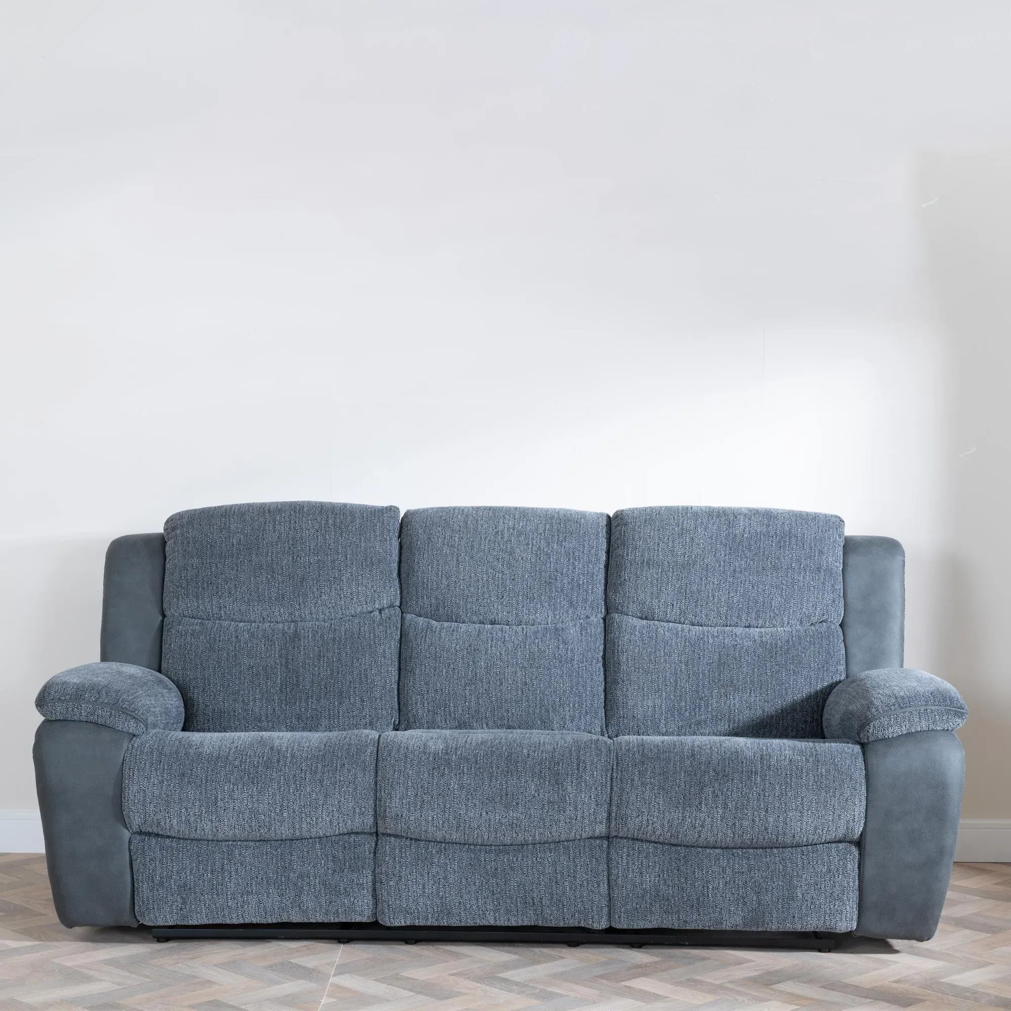 Legend 3-Seater Recliner Sofa Set - Grey, Fabric