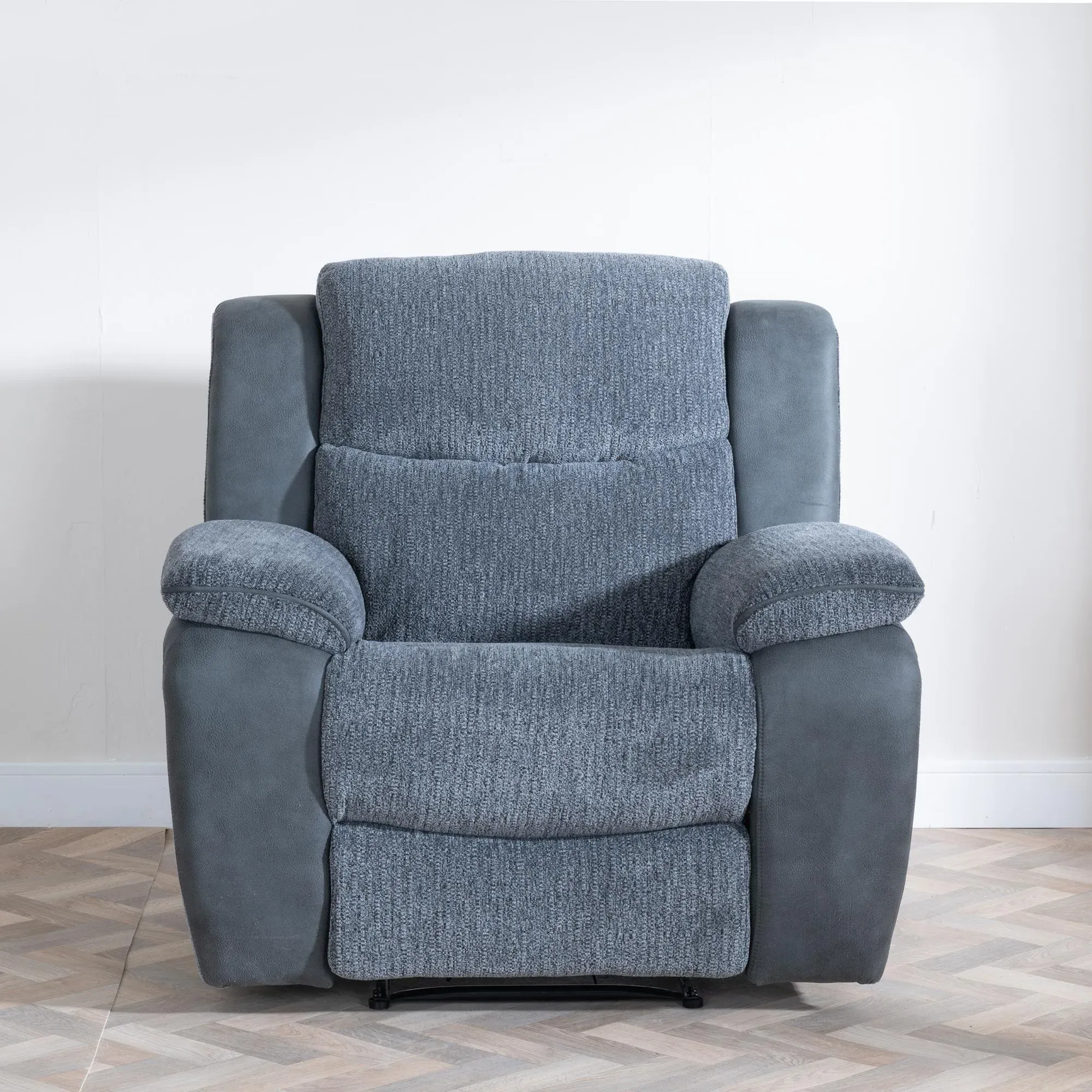 Legend Recliner Armchair - Grey, Fabric