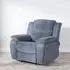 Legend Recliner Armchair - Grey, Fabric