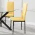 Lido Dining Chair - Yellow, Fabric
