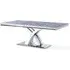 Lisbon 6-Seater Dining Table - Grey, Marble