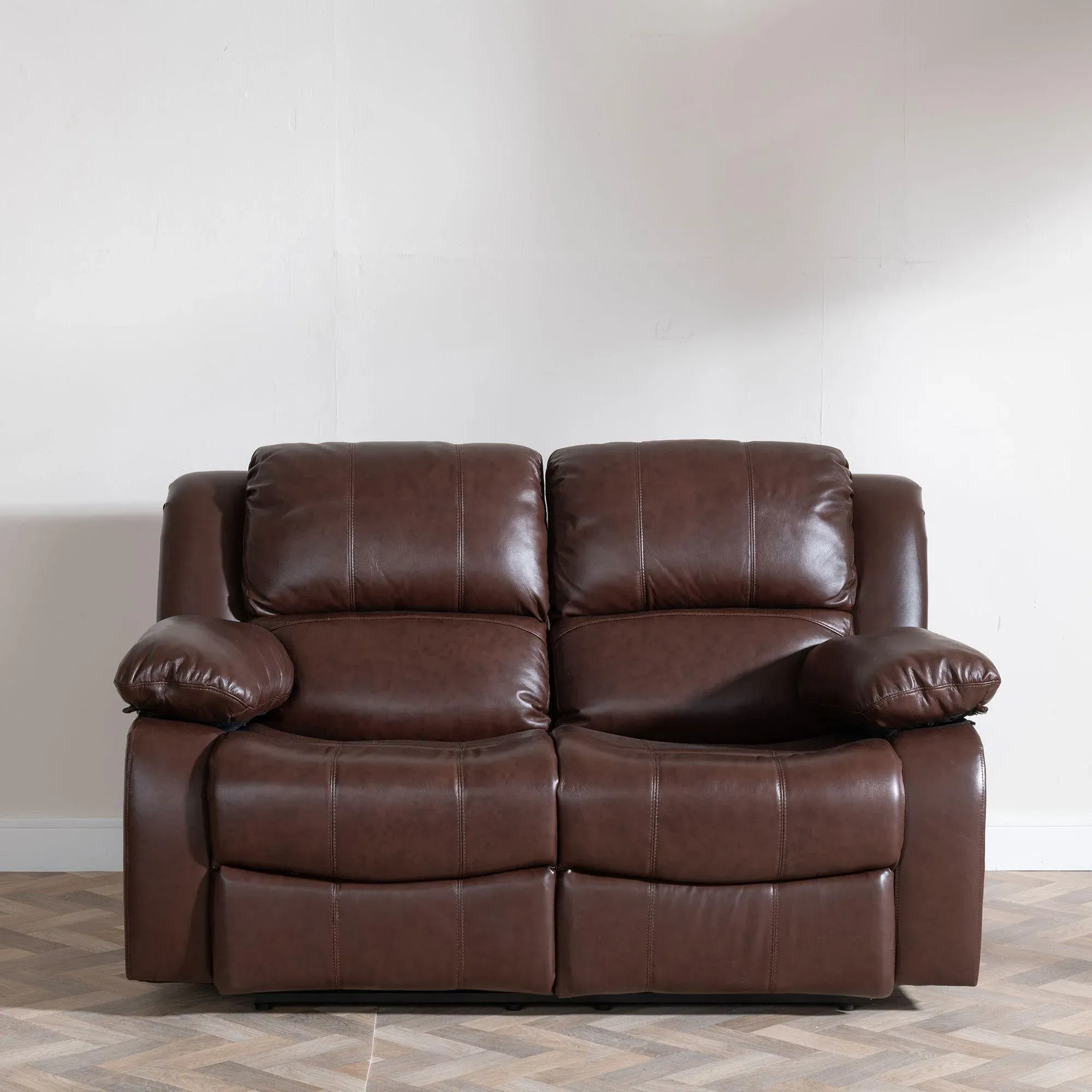 London 3-Seater Recliner Sofa Set - Brown, Leather