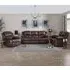 London 3-Seater Recliner Sofa Set - Brown, Leather
