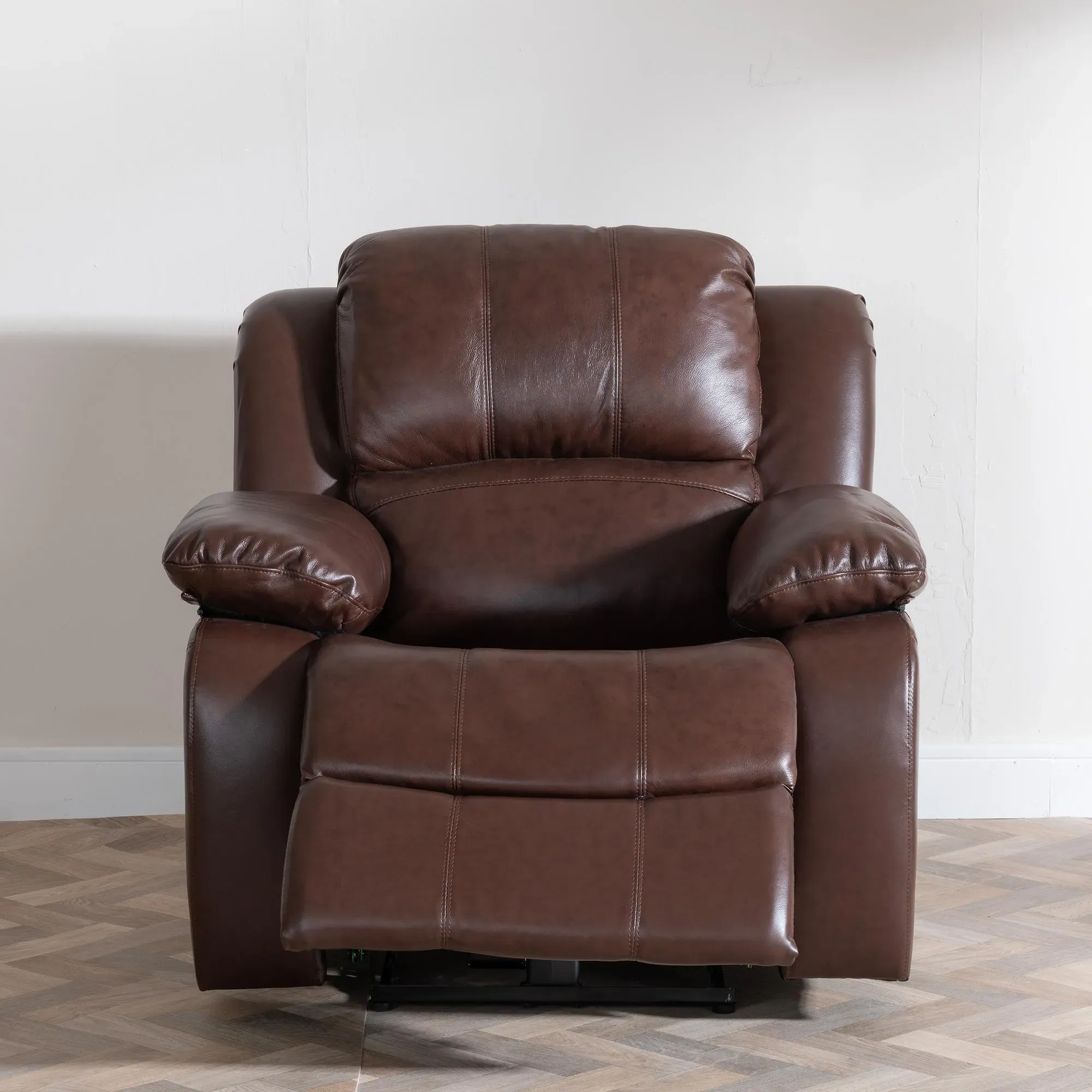 London Recliner Armchair - Brown, Leather