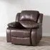 London Recliner Armchair - Brown, Leather