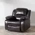 London Recliner Armchair - Burgundy, Leather