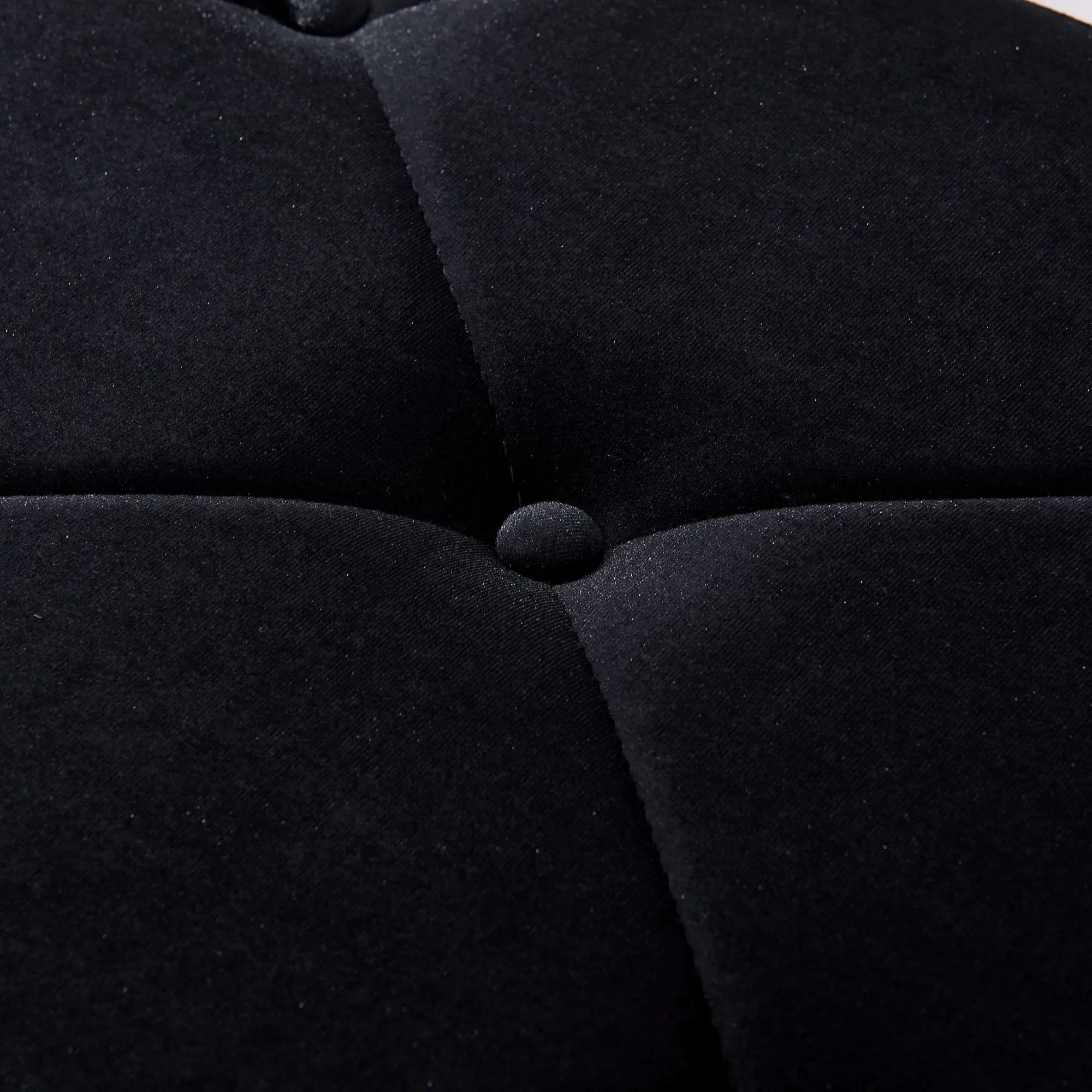 Louis 170cm Dining Bench - Black, Velvet