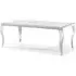 Louis 6-Seater Dining Table - Grey, Marble
