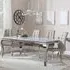 Louis Dining Set with Jamison Chairs - Beige, Marble