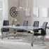 Louis Dining Set with Jamison Chairs - Black, Marble