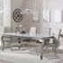 Louis Grey Marble Dining Set with Roma Chairs - Beige