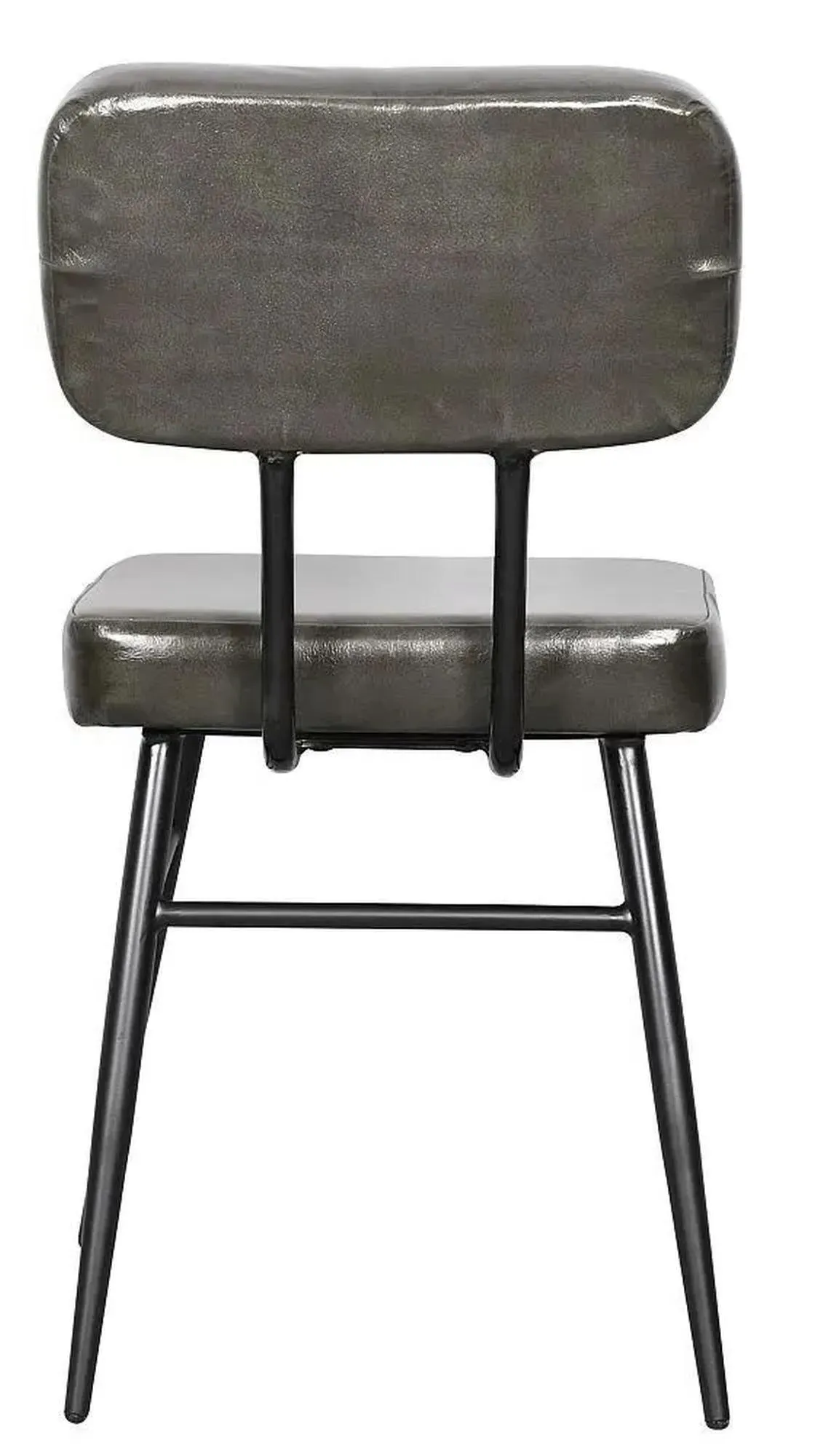 Louise Dining Chair - Bottle Green, Leather