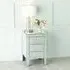 Lucia 3 Drawer Bedside Cabinet - Mirrored