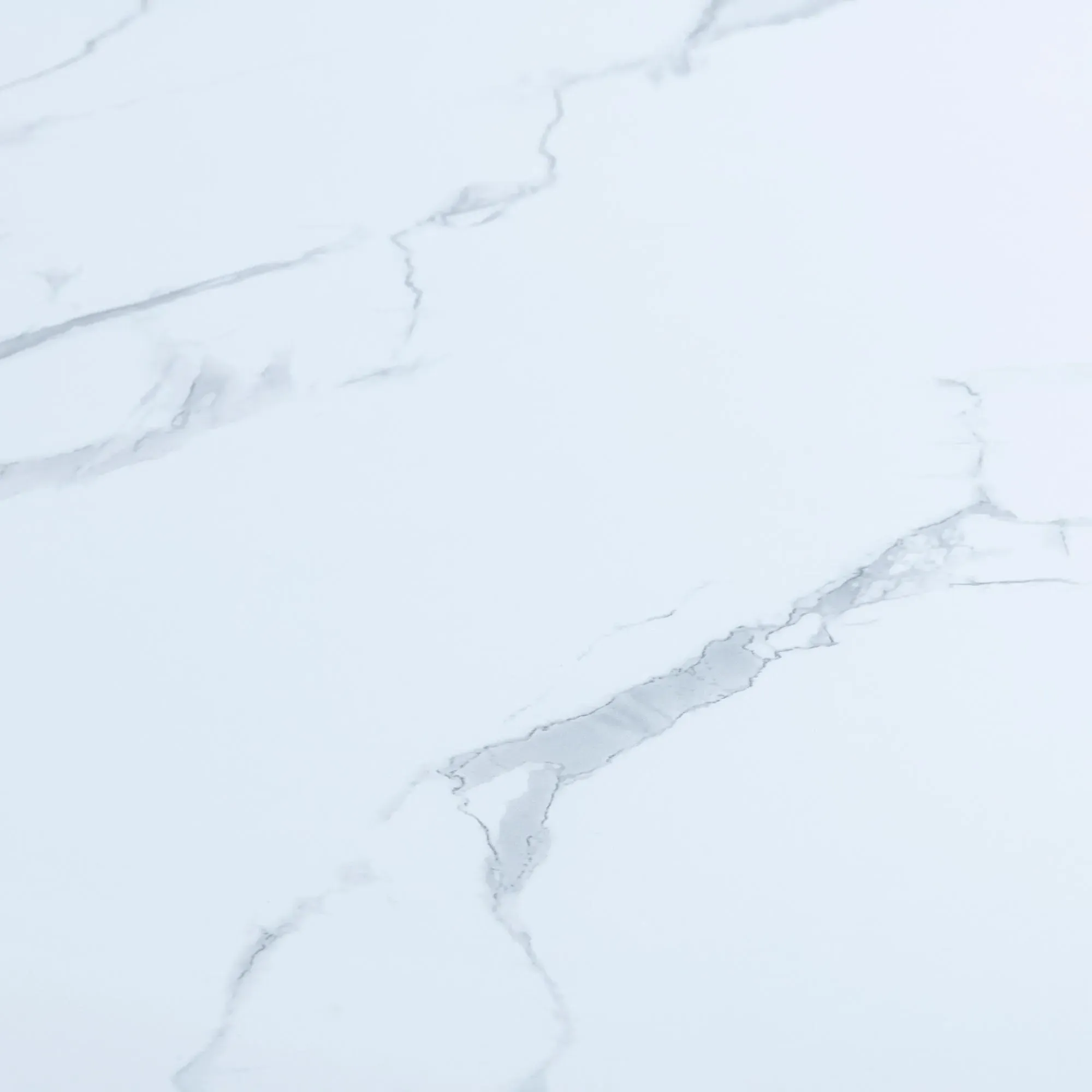 Luxor Oval Console Table with Fluted Base - White, Melamine