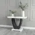 Madrid White Marble Console Table - White, Marble