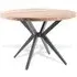 Merino 120cm Round Dining Table - Rustic, Acacia Wood