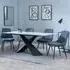 Merlin Dining Set with Darwin Chairs - White, Ceramic