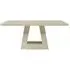 Milan 6 Seater Dining Table - Beige, Marble