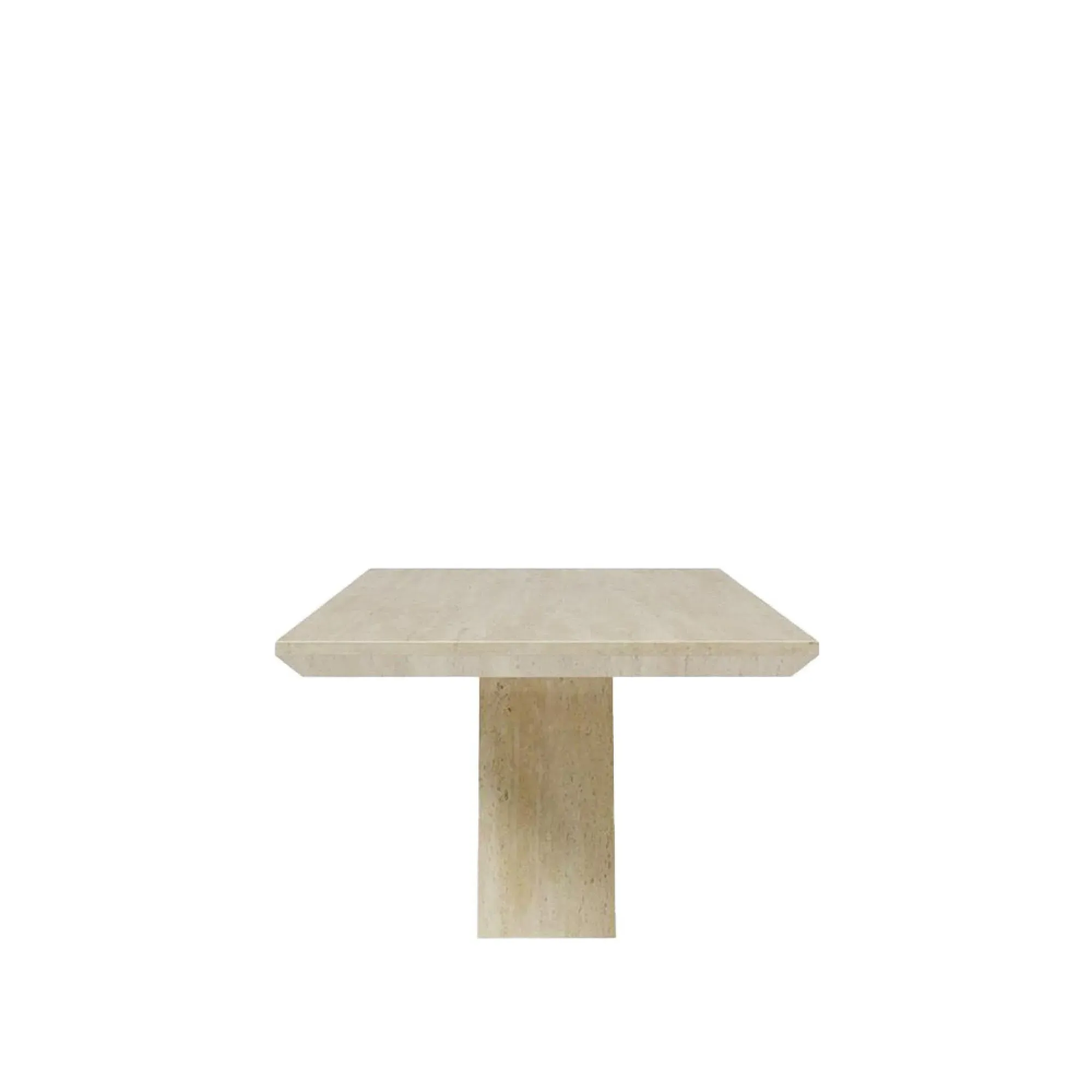 Milan Rectangular Coffee Table - Beige, Engineered Marble