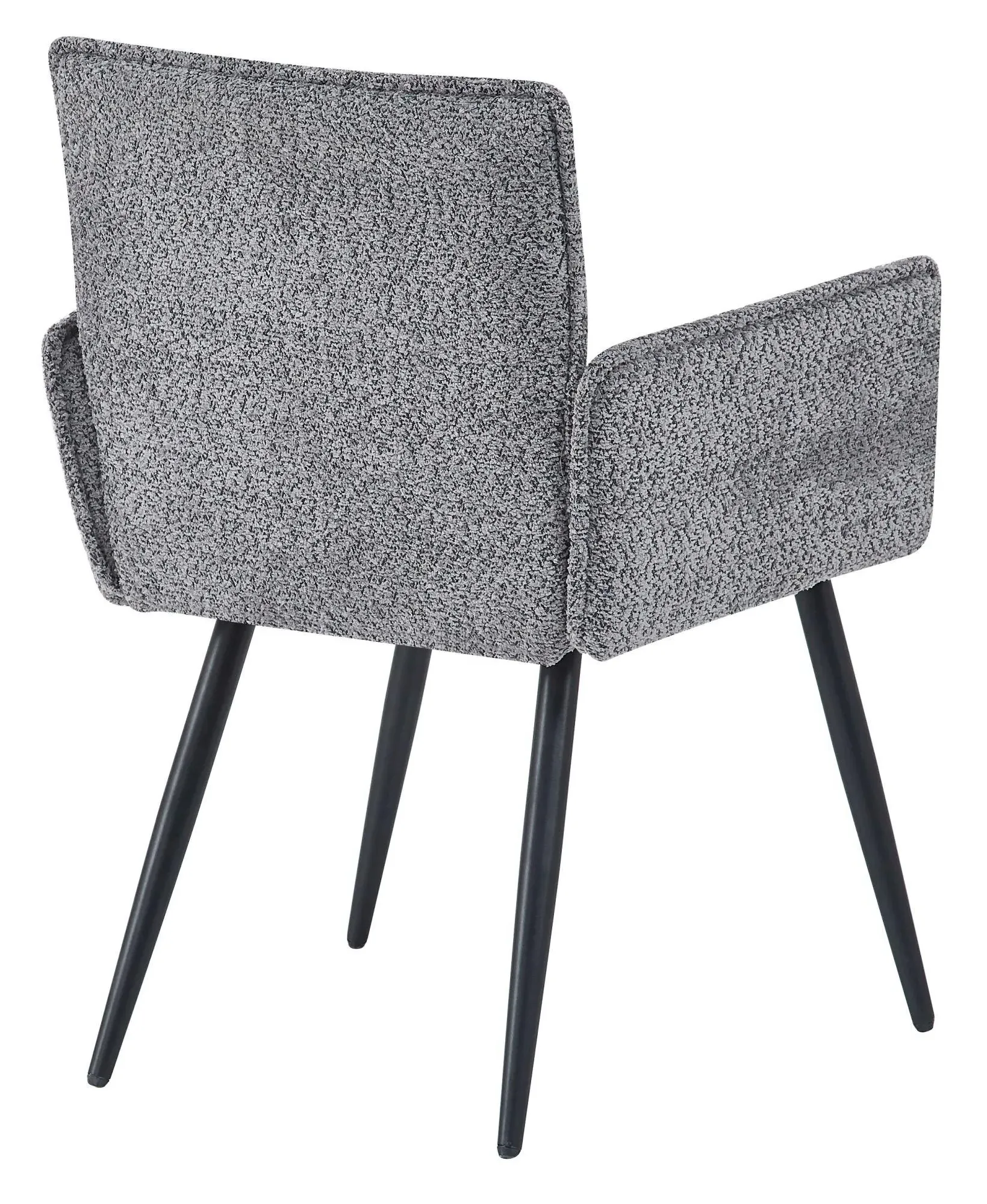 Monza Dining Armchair - Grey, Fabric