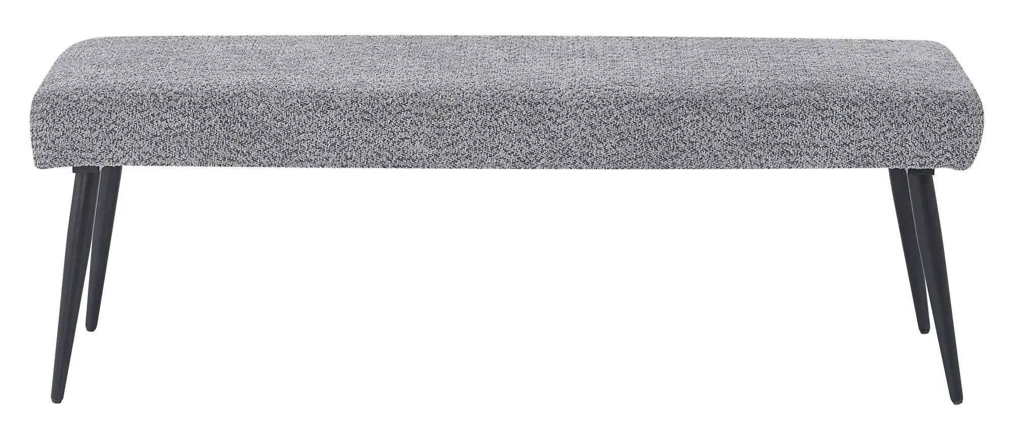 Monza Fabric Dining Bench - Grey