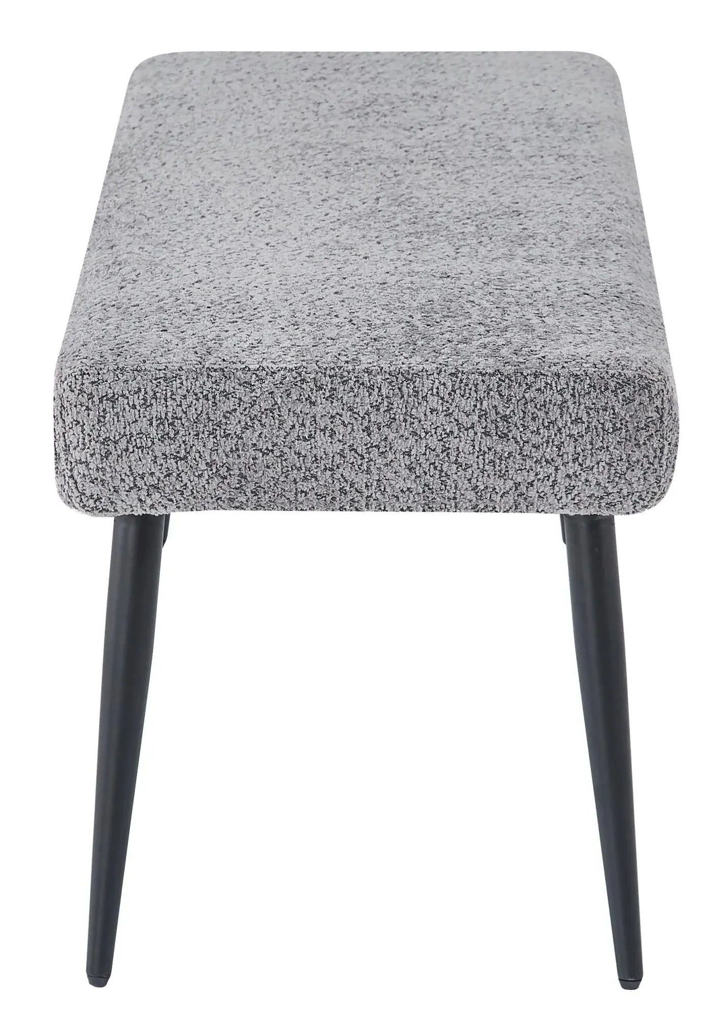 Monza Fabric Dining Bench - Grey
