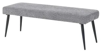 Monza Fabric Dining Bench - Grey image